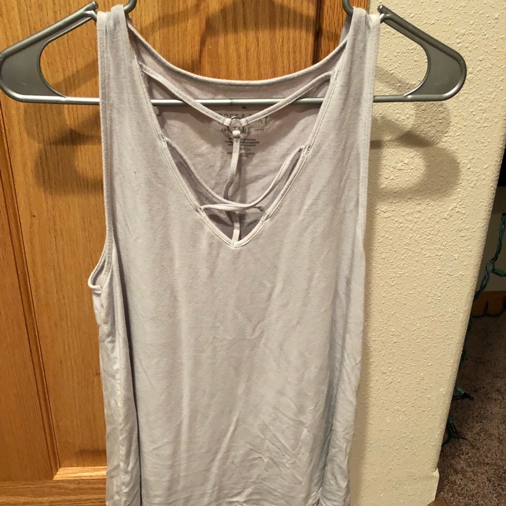 Light Blue American Eagle Tank Top